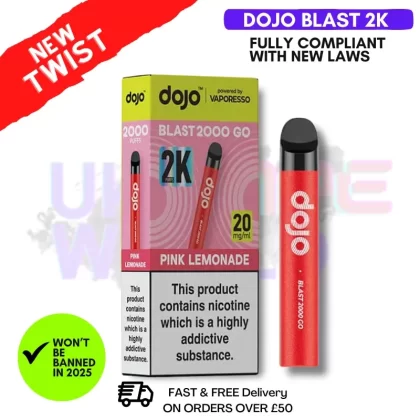 Pink Lemonade Dojo Blast 2000 2K Puff Kit