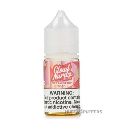 Cloud Nurdz Salts – Strawberry Peach 30mL - Vape Product, Vape Product (9BE13F)