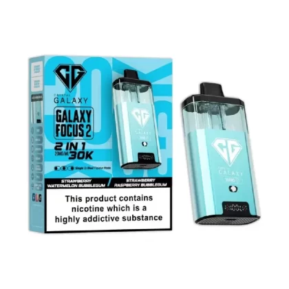 Crystal Galaxy 30K Focus 2 Prefilled Pod Kit Strawberry Watermelon Bubblegum/Strawberry Raspberry Bubblegum - Ecigpremium