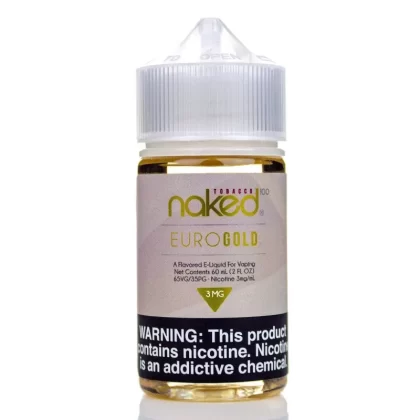 Naked 100 Tobacco – Euro Gold 60ml (3 , 6 mg) - Vapebazaar Pk
