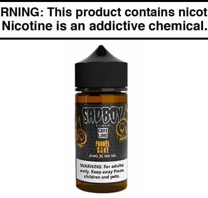 FUNNEL CAKE BY SADBOY E LIQUID 100ML - Vapejuice