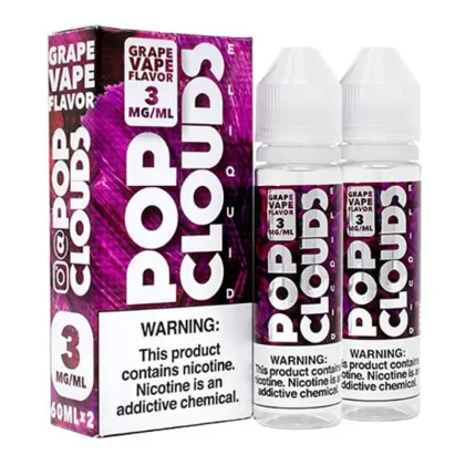 Sale $18 – Grape (x2 60mL) by Pop Clouds TFN E-Liquid