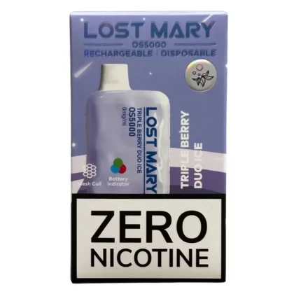 Triple Berry Duo Ice – Lost Mary OS5000 – Zero Nicotine