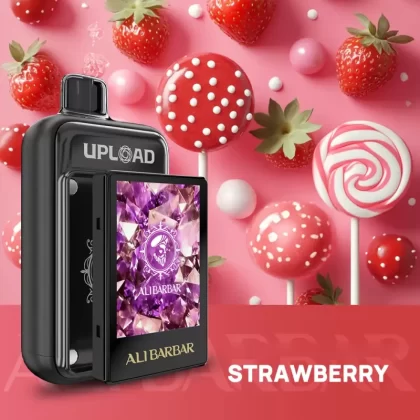 ALIBARBAR UPLOAD 25000 PUFFS – Strawberry Ice - Ozvapeone