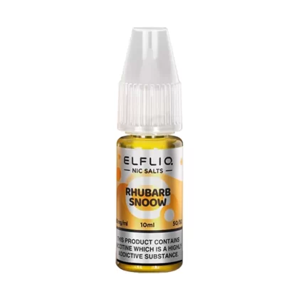 Rhubarb Snow 10ml Nic Salt E-liquid By ELF Bar