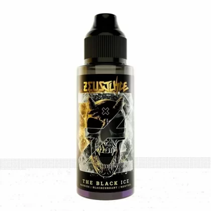 THE BLACK ICE E LIQUID BY ZEUS JUICE 100ML 70VG