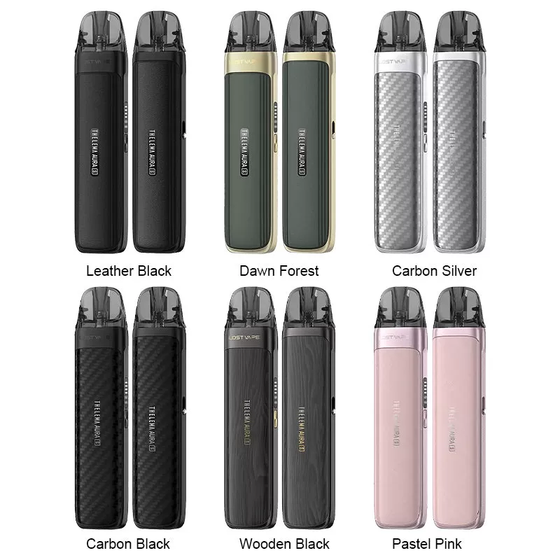 Lost Vape Thelema Aura S Pod Kit 40W - Leather Black - Image 2