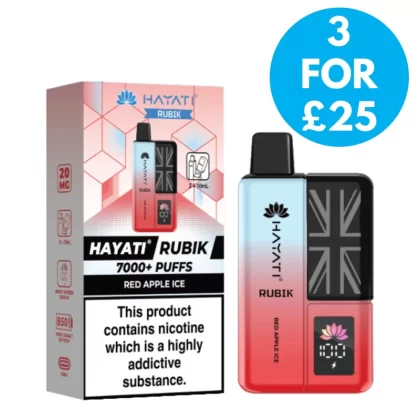 20mg Hayati Rubik 7000 Prefilled Vape Kit - Vape Co