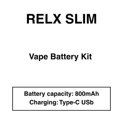 RELX Slim – Vape Battery Kit – 800mAh - Black, Blue
