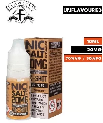 Salt Nicotine Booster eLiquid by Flawless - 20mg / 10ml