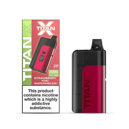 Titan X Prefilled Pod Kit Strawberry Kiwi Watermelon - Nicotine Strength#20mg