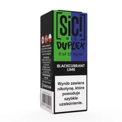 Liquid SIC! NIC 8ml 18mg Blackcurrant Lime – Duplex