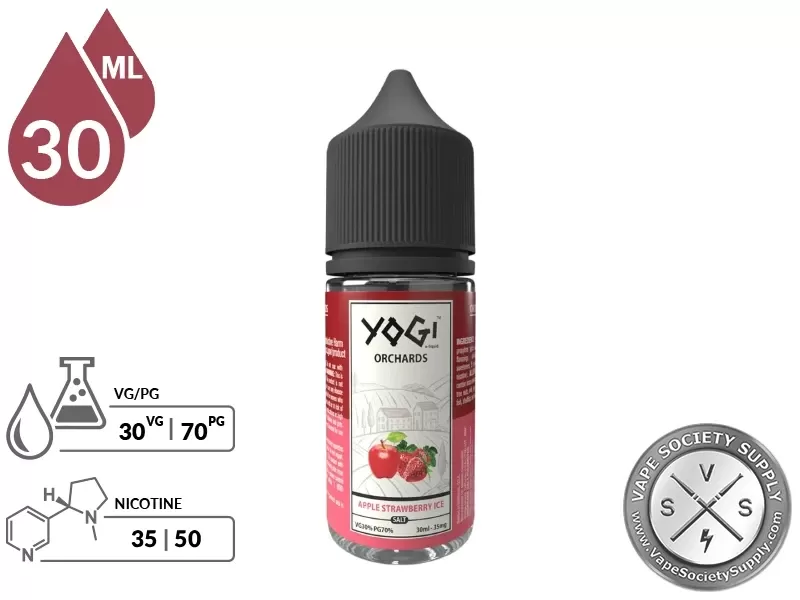 Apple Strawberry Ice by YOGI Orchards Salt 30ml - Image 2