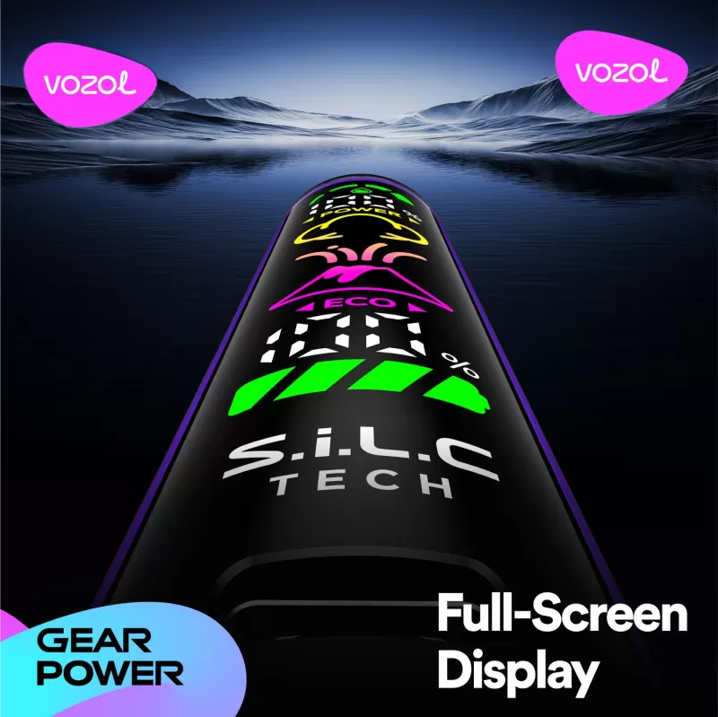 VOZOL Gear Power 20K Puffs Disposable Device - 20000 Puffs - Raspberry Watermelon - Image 3