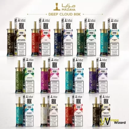 Mazaya Ehookah Deep Cloud 80000 Puffs 6mg Disposable Vape in Dubai - Vapewizarddxb
