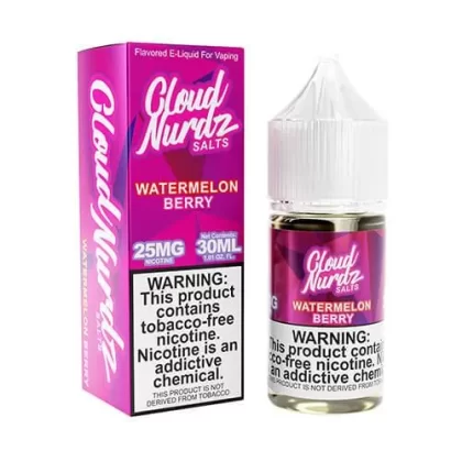 Watermelon Berry by Cloud Nurdz TFN Salts 30mL - Vaporider Deals
