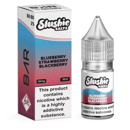 Blueberry Strawberry Blackberry Slushie Bar Nic Salts E-Liquid - 20mg