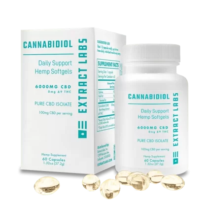 Extract Labs CBD Isolate Capsules | Daily Support
