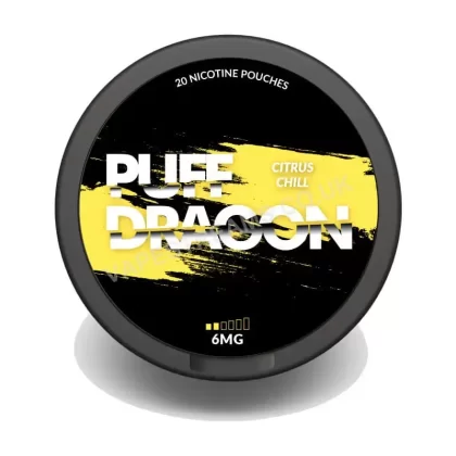 Puff Dragon Citrus Chill Nicotine Pouch - Vapestreams Co