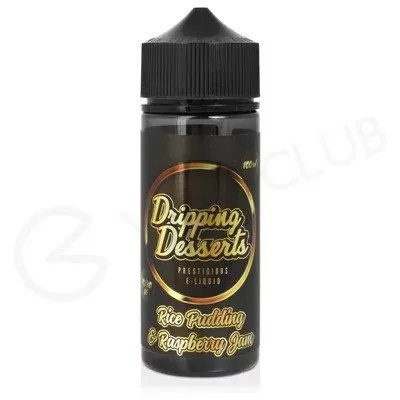 Rice Pudding & Raspberry Jam Shortfill E-Liquid by Dripping Desserts 100ml