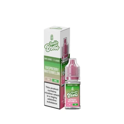Ohm Brew Double Brew Raspberry Watermelon 10ml Nic Salt E-Liquid - 5mg