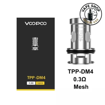 VOOPOO TPP Coils Series DM1 – DM4 Replacement Coils in Dubai - DM1 0.15Ω, DM2 0.2Ω (C2EA64)