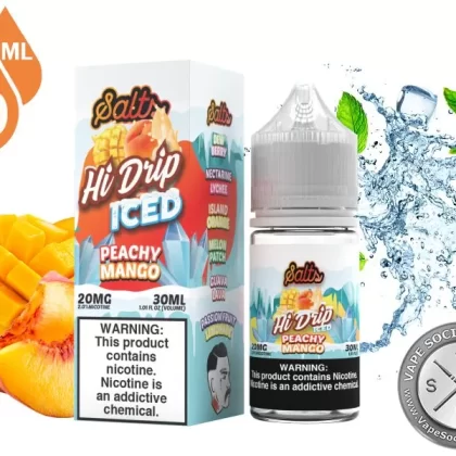 Peachy Mango Iced HI DRIP SALT 30ml