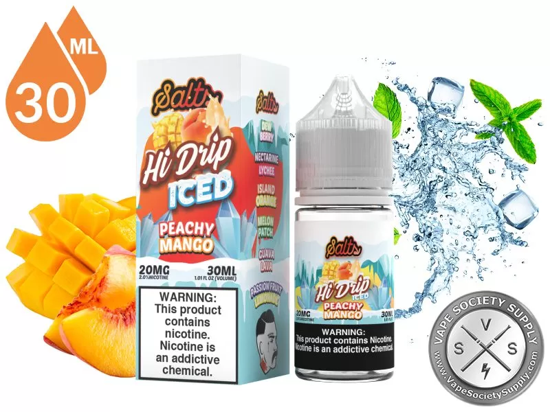 Peachy Mango Iced HI DRIP SALT 30ml