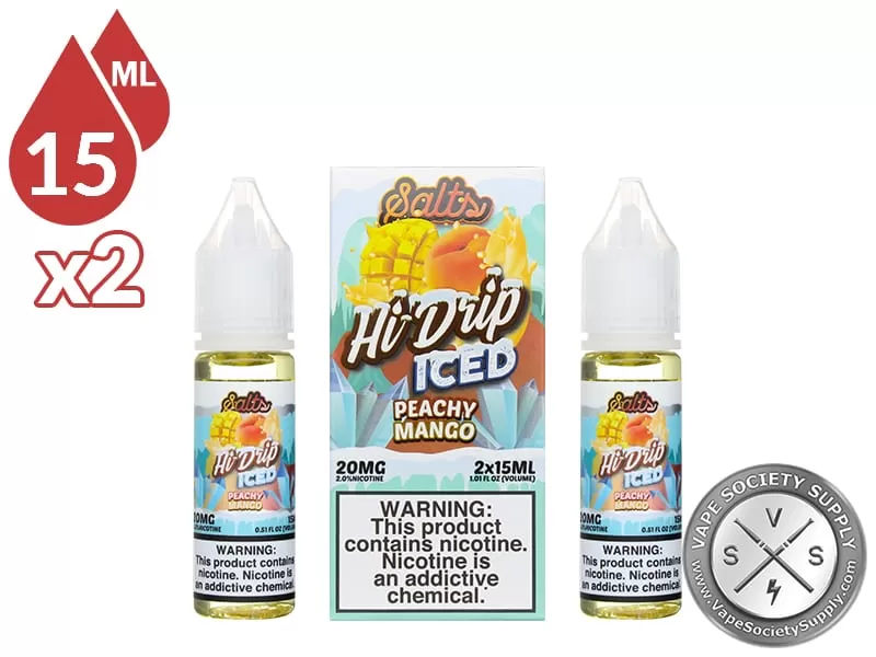 Peachy Mango Iced HI DRIP SALT 30ml - Image 2
