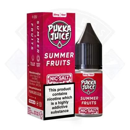 Pukka Juice – Nic Salt Summer Fruits 10ml E-liquid