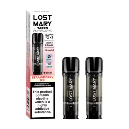 Strawberry Ice Lost Mary Tappo Pods - 20mg - Vape Product (E8F62B)