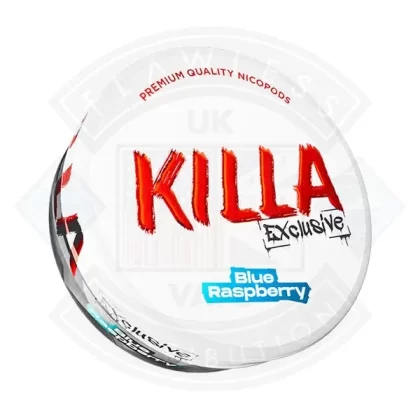 Killa Exclusive Nicotine Pouch - Flavours#Blue Mint>Blue Raspberry>Cherry Cola>Cold Dry>Dark Cherry>Double Mint>Green Mint>Lemonade>Liquorice>Orange>Strawberry Watermelon>Tropical Punch16.5m