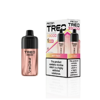Feoba Treo 33000 Prefilled Pod Kit Juicy Peach - Nicotine Strength#20mg (0218F4)