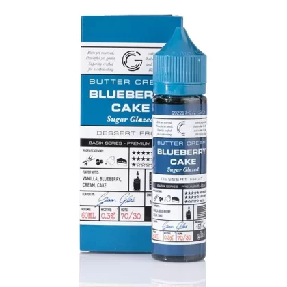 BASIX SERIES – BLUEBERRY CAKE BY GLAS E-LIQUID 60ML (3mg)