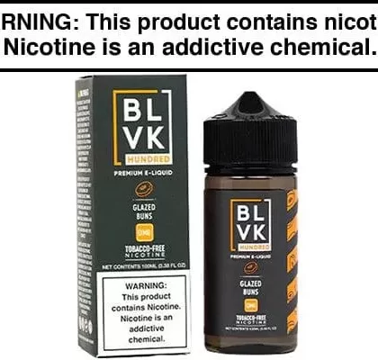 GLAZED BUNS BY BLVK HUNDRED 100ML - Vapejuice