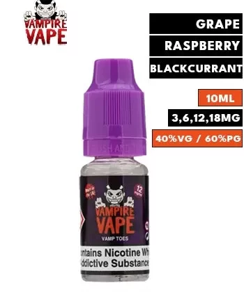 Vamp Toes eLiquid by Vampire Vape - 06mg / 10ml