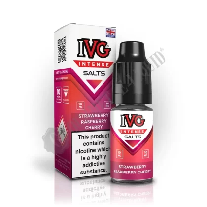 Strawberry Raspberry Cherry by IVG Intense Salts - Nicotine Strength#10mg>20mg
