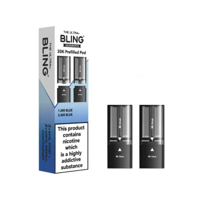 The Crystal Bling Ultra Plus 30K Prefilled Pods - Cherry Watermelon/Watermelon Ice