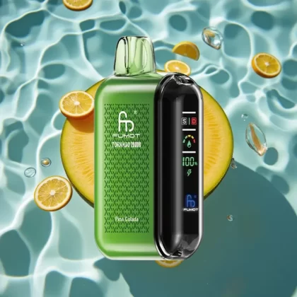 Fumot Tornado 20000 Puffs Disposable Vape Pina Colada with Dual Mesh Coil & Smart Display - Bangvapeaustralia
