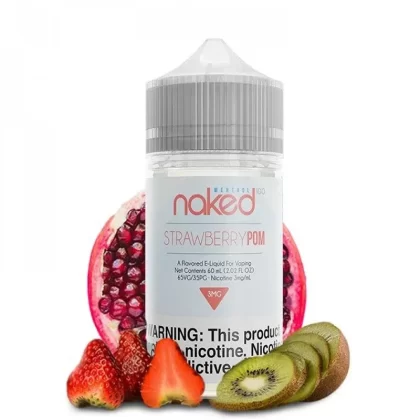 Naked 100 Strawberry Pom (Brain Freeze) E-juice 60ml - nicotine avail#0mg>3mg>6mg>12mg