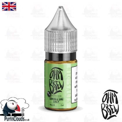 Ohm Brew Lemon & Lime Lolly Nic Salt E-Liquid