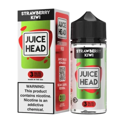 Juice Head Strawberry Kiwi 100ml E-Juice - Ecigmafia