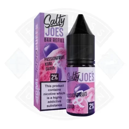Salty Joe’s Bar Refill – Kiwi Passionfruit Guava Ice 10ml - Vape Product