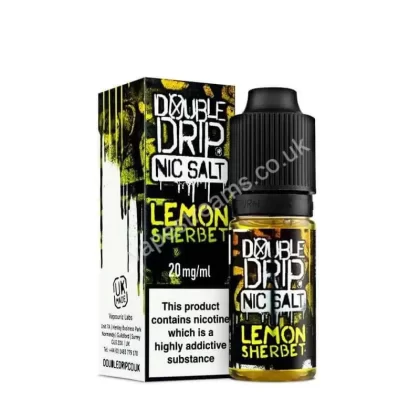 Lemon Sherbet Nic Salt E-Liquid by Double Drip - Vapestreams Co