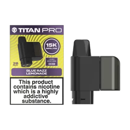 Titan Pro 15K Prefilled Pod Blue Razz Lemonade