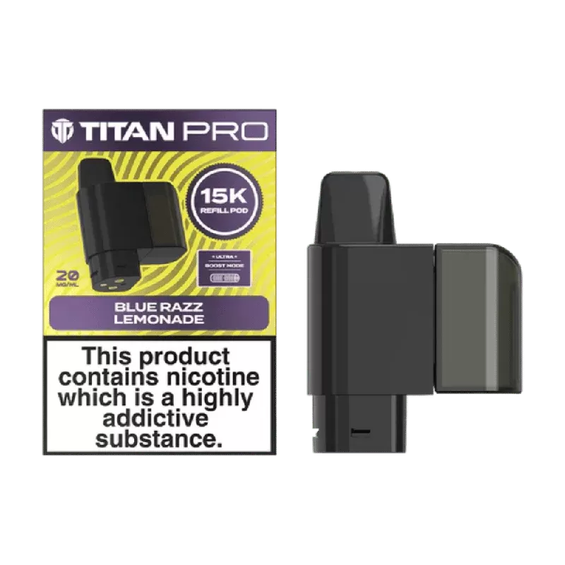 Titan Pro 15K Prefilled Pod Blue Razz Lemonade
