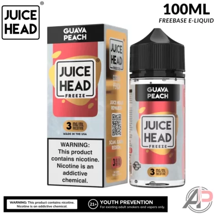 Juice Head Guava Peach Freeze E-Liquid 100mL - Vape Product, Vape Product