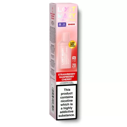 Strawberry Raspberry Cherry BM600 Pods by Lost Mary - Ecigarettedirect Co