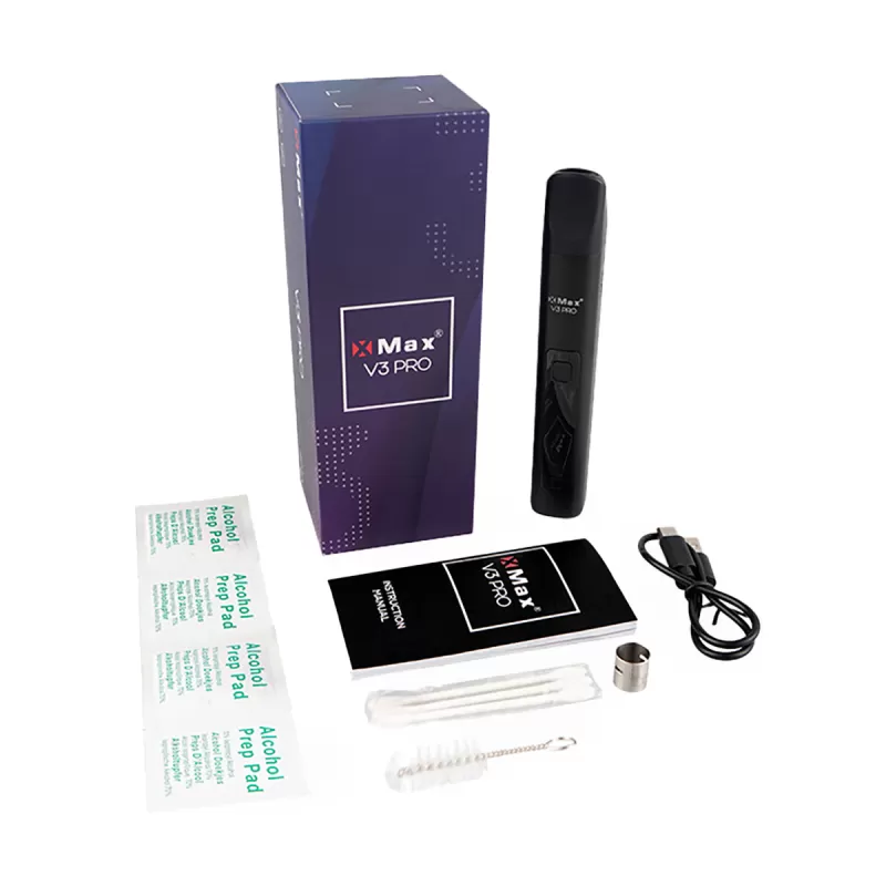 Lightly Used - XMAX V3 Pro Vaporizer - New Open Box / Black - Image 3