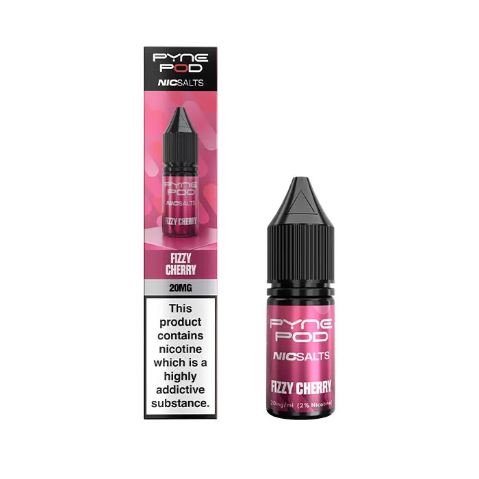 Fizzy Cherry Nic Salt E-Liquid by Pyne Pod - 10 mg - Medium Strength